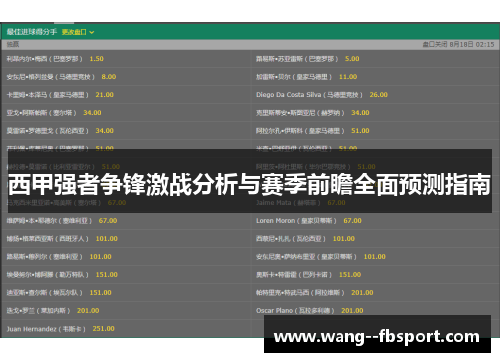 西甲强者争锋激战分析与赛季前瞻全面预测指南